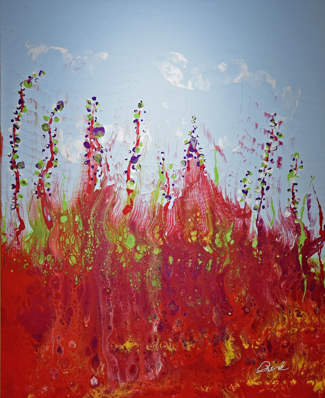 Artist Rene Rheault